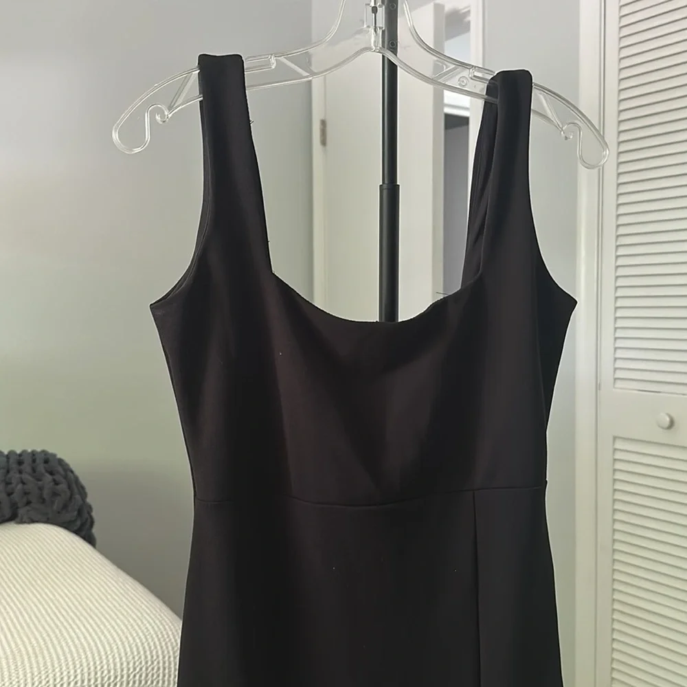 Misguided Mini Black Dress - Picture 3 of 6